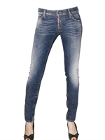 DSQUARED - JEANS SUPER ENGE PASSFORM IM STRETCH DENIM
