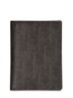 DIOR HOMME - COATED COTTON LOGO CREDIT CARD HOLDER
