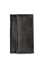 DIOR HOMME - COATED CANVAS LOGO KEY HOLDER