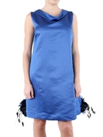 YVES SAINT-LAURENT - CASHMERE DUCHESSE DRESS