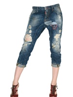 DSQUARED - JEANS IM DISTROYED LOOK LOOSE BIKER