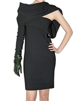 LANVIN - STRETCH WOOL JERSEY DRESS