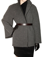 LANVIN - DOUBLED WASHED WOOL COAT