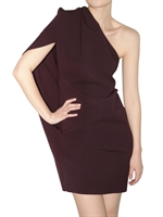 LANVIN - WASHED WOOL STRETCH HEAVY JERSEY DRESS