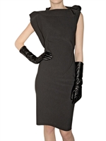 LANVIN - WOOL STRETCH HEAVY JERSEY DRESS