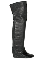 LANVIN - 40MM CUISSARD CALF PULL ON WEDGES