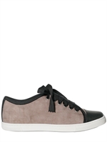 LANVIN - SUEDE AND CALF SNEAKERS
