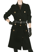 LANVIN - WASHED WOOL COAT