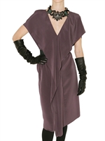 LANVIN - CREPE TECHNO DRESS