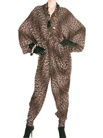 LANVIN - PRINTED SATIN JUMPSUIT