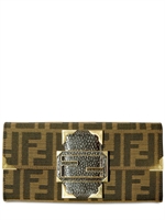 FENDI - LOGO JACQUARD WALLET