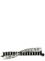 TOM BINNS - ARMBAND DUMONT BLANC NOIR - SCHWARZ