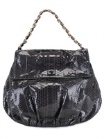 ZAGLIANI - SHINY PYTHON NINETTE LARGE HOBO