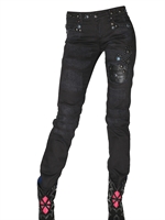 JUST CAVALLI - JEANS MIT NIETEN IM STRETCH DENIM