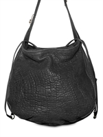 JIMMY CHOO - BORSA DI PELLE CON MANICO DI ELAPHE