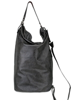 AI_ - BORSA A TRACOLLA DI PELLE LAVATA