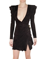 BALMAIN - SUEDE DRESS