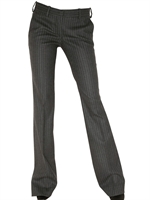 BALMAIN - WOOL FLANEL TROUSERS