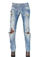 D&G - JEANS IM DISTROYED LOOK ENG ANLIEGEND