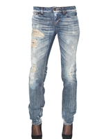 D&G - JEANS IM DISTROYED LOOK ENG ANLIEGEND DENIM