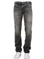 PRPS - GREY SLIM WRINKLED DENIM JEANS