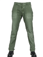 MASON'S - FATIGUE COTTON CANVAS TROUSERS