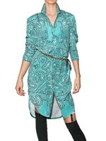 HOUSE OF HOLLAND - KLEID IM SEIDENCREPE SHIRT