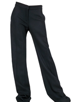 GARETH PUGH - PANTALONI DI LANA ELASTICIZZATA - NERO