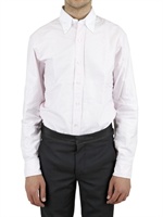 SALVATORE PICCOLO - CONTRASTING COLLAR LIGHT OXFORD SHIRT