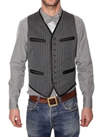 MANDO - GILET CON DETTAGLI DI SETA