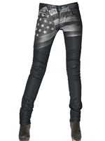 ROCKSTAR - STRETCH DENIM AMERICAN FLAG JEANS