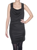 JAY AHR - KLEID MIT SCHÜRBAND HINTEN IM JERSEY