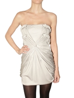 JAY AHR - KLEID SKELETT STICKEREI IM JERSEY TUBE