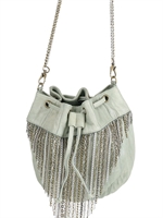 MAGALI PASCAL - BORSA A TRACOLLA DI PELLE CON CATENE