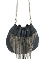 MAGALI PASCAL - BORSA A TRACOLLA DI PELLE CON CATENE