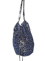 X CREATION - BORSA A TRACOLLA DI PELLE STAMPA ANIMALIER