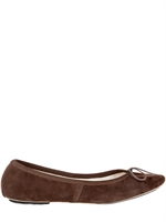SUZIE MAS - SUEDE BALLERINA FLATS