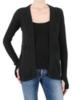 E.VIL - COTTON CASHMERE KNIT SKELETON SWEATER