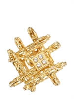 JAMES FORT - ANELLO SCULTURA IN ORO