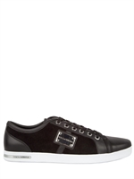 DOLCE & GABBANA - SUEDE AND CALF SNEAKERS
