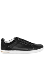 DOLCE & GABBANA - SUEDE INSERTS CALF SNEAKERS