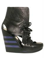 Y-3 - 120MM CUT OUT THREE STRIPE WEDGES