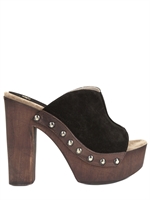 FRUIT - 110MM WASHED SUEDE MULE CLOG SANDALS