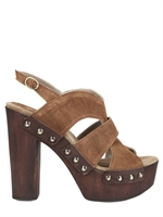 FRUIT - 110MM WASHED SUEDE CLOG SANDALS