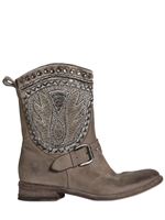 STRATEGIA - EMBROIDERY BEADED LOW BOOTS