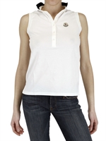 MONCLER - STRETCH BAUMWOLL PIQUET ÄRMELLOSES POLO