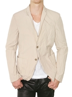 NEIL BARRETT - CREASED COTTON NYLON JACKET