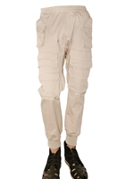 NEIL BARRETT - STRETCH COTTON CHINO TROUSERS