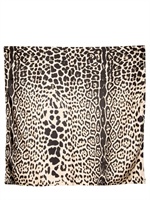 YVES SAINT-LAURENT - SILK CHIFFON PRINTED FOULARD