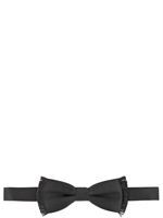 DIOR HOMME - SILK SATIN FRINGED BOW TIE